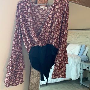 Floral bodysuit